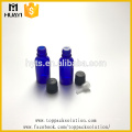 20ml cobalt blue color glass essential oil bottle with cap